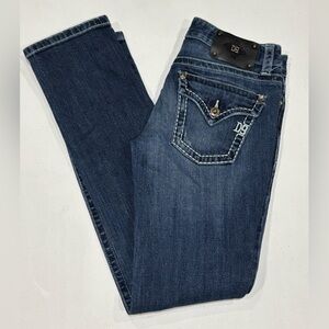 Women’s D9 Jett Women’s Straight Leg Blue Denim Jeans, Size 27